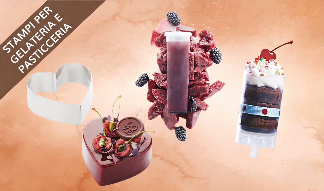 Stampi e forme per pasticceria e gelateria